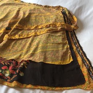Jedzebel Silk Sari Magic Skirt Wrap